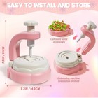 Diy Flower Craft Kit Kids Press Machine No Glue Creative Toy Gift Ages 3 