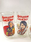 Battlestar Galactica Glasses Set Of 4 1979 Vtg Superb Condtion Universal Studios