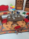 Playmobil Victorian Mansion Dollhouse Furniture Accs  Library Living Room Dining
