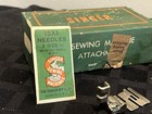 Vintage Singer Sewing Machine Attachments With Needles