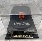 Willie Mays Signed Hat San Francisco Giants   Display Case Never Worn Auto Mint