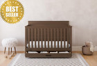Tristan 5-in-1 Convertible Crib Hazelnut W  Drawer Greenguard Gold Certified