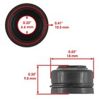 Seal Valve Stem For Kawasaki Vulcan 1500 1996-1997 1999-2000 2002 2004-2008