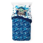 Blue 5 Piece Twin Bed Set W  Sham