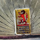 Vtg Matchbook Case - Empire Exhibition- Scotland 1938 -art Deco Era - Silvertone