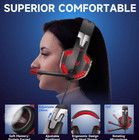 For Pc Ps4 3 5mm Gaming Headset Xbox One Headphone With Rgb Surround Sound Mic