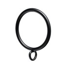 Metal Curtain Ring Hanging Hook Gloss Black Strong Clip Rustproof  Home Curtains
