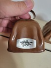 Vintage Lot Of  3  Wheeling West Virginia Bell Jamboree Usa Brown Metal Cowbells
