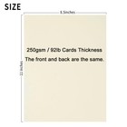 Cream Cardstock Paper 30 Sheets 8 5 X 11 Inch For Birthday Invitations