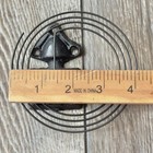 Vintage Cast Iron Wall Clock Wire Gong Chime