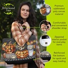 Briarwood Lane Halloween Patterned Jack-o-lanterns Canvas Tote Bag 15  X 14  X