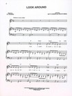 Look Around Sheet Music The Will Rogers Follies 1991 Broadway Musical Cy Coleman