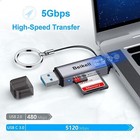 Sd Card Reader dual Connector Usb C Usb 3 0 Memory Card Reader Adapter