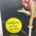 Vintage 1954 Holiday On Ice Souvenir Program Brochure Pink Costume Blond Girl