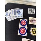 Vintage Sports Sticker Lot Os Multi Excellent 90s Mlb Nfl Nhl Team Decals