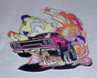 Vintage Dodge Mopar Road Runner Diecut 12  Metal Roadrunner Car Advertising Sign