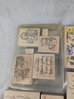 Lot Of 67 Rubber Stamps Birthday Holiday Various Sizes And Styles Stampin Up 