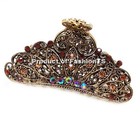 New Woman Rhinestones Crystal Top Quality Xl Hair Claws Clips Pins  1781