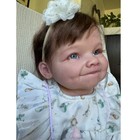 28  Realistic Reborn Baby Doll Toddler Girl Short Hair Cloth Body Handmade Gift