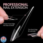 Gaoy Medium Stiletto Fake Gel Nail Tips  12 Sizes False Full Cover Acrylic Pr