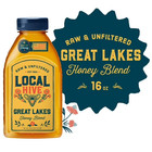 Local Hive  Raw   Unfiltered 100  U s  Great Lakes Honey Blend  16 Oz Bottle    