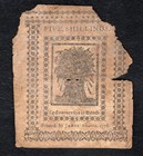 January 1  1776 5s Five Shillings Delaware Colonial Currency Note