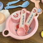 Pinkie Panda Set Nasta Feeding Bowl Spoon  Brush Comb Doll Care Bottle