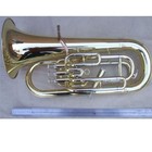 Funion Bb Baritone Horn Kit Bb Key 3 1 Valves Brass Body Gold Lacquer W Case