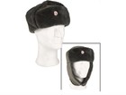 East German Army Em Winter Hat Vintage Military Surplus Wool Blend Used