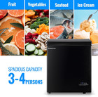 Chest Freezer 4 0 Cu  Ft Ultra-low Temperature Deep Freezers  down To -12      Wit