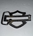 Harley Davidson Chrome Open Bar And Shield Belt Buckle 2008