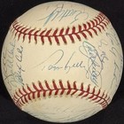 1995 Twins Team Signed Rawlings Oal Baseball W Kirby Puckett Gtp