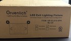 Gruenlich Led Exit Lighting Sign Safety Fixture Set Of 6 Gr-el014