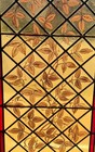 Antique Leaf Design Stained Glass Window