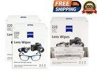 Zeiss Cleaning Lens Wipes     2 Boxes  440 Wipes  Pre-moistened Eyeglass Cleaner