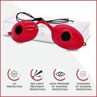 Super Sunnies Uv Eye Protection  Fda Compliant Individual Tanning Bed Goggles   