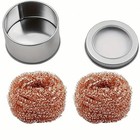 Soldering Iron Tip Cleaner  Waterless Holder With 2 Balls   Waterless Tip