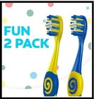 Extra Soft Kids Toothbrush With Suction Cup Holder For Ages 2  2 Pack