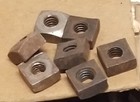 Antique Malleable 5 16 Square Beveled Nuts - 10