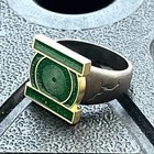 Green Lantern Power Ring Metal Cosplay Prop Dc Tv Series Collectible Decor
