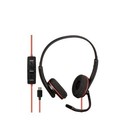  set Of 2  Plantronics Blackwire C3220 Wired Usb-a Headset Usb Full Headset