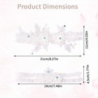 2 Pcs Garters For Bride Lace Bridal Garter Floral Leg Belt Women Accessory