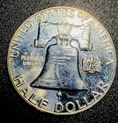 1957-p Franklin Silver Half Dollar Gem Proof Uncirculated