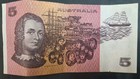  1975-79  Australia 5 Dollars P44b2 Signatures Phillips-wheeler  Nvh025271 
