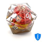 Themberchaud- 55mm Gargantuan D20 Sirius Dice D d Red Dragon Nib