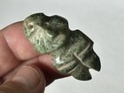 Precolumbian Human Effigy Pendant Axe God Olmec Mezcala Mixtec Jade Jadeite Maya