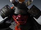 Extremely Rare Type Japanese Samurai Helmet -takeda Shingen Kabuto With A Mask-