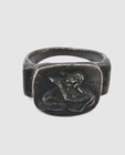 Ancient Roman Greek Silver Ring Erotic Exquisite Condition Wearable 200 Bc