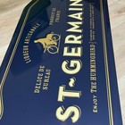 St-germain Elderflower Liqueur Tin Sign Metal Bar Tacker Bicycle Hummingbird