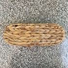Woven Wicker Rattan Open Oval Small Storage Basket 9 
